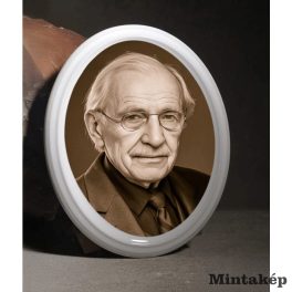 Szépia Bohemia porcelánkép sírkőre – kültéri időjárásálló porcelánfotó és klasszikus szépia sírkőkép egyedi fotóból készítve