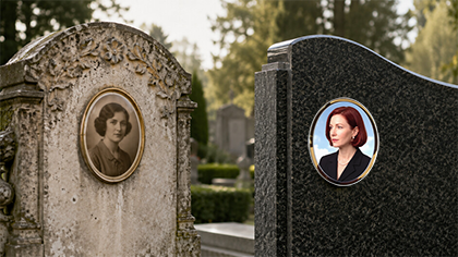 Porcelánképek a sírköveken – Az emlékezés időtálló hagyománya